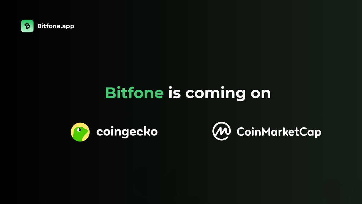 bitfoneapp's tweet photo. We’re excited to announce that we’ve applied for CMC and CoinGecko pre-listing!

No. of applications - #3123451 and #7613452

$BUSD is bridging mobile blockchain with traditional blockchain at the speed of light! ⚡️

💭Comment how much $BUSD you’ve mined so far, and we’ll double the amount for 3 lucky miners! 🍀

📲Install Bitfone at https://t.co/xY9DX0bJwS