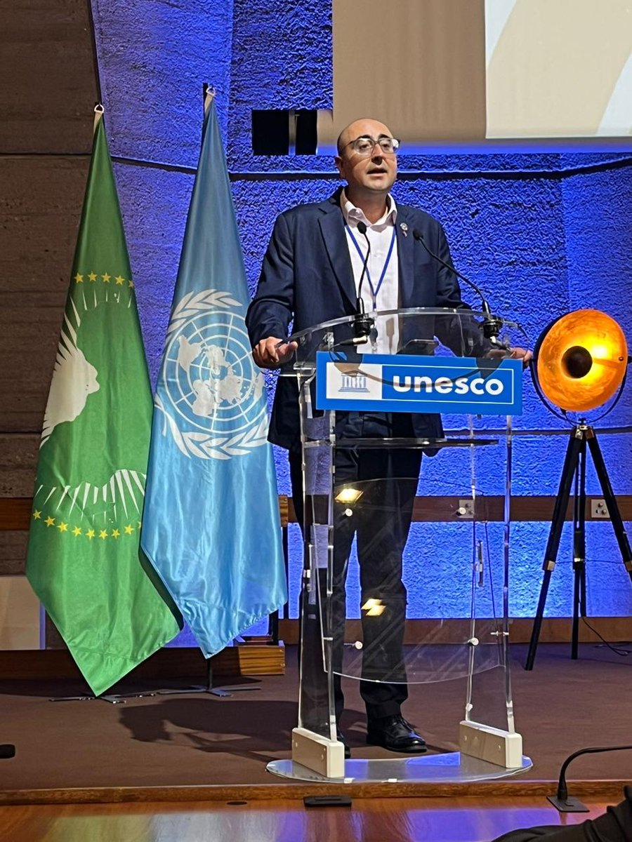 HigherHealthSA's tweet photo. At the 19th International NGO Forum, held in official partnership with @UNESCO under the theme “Building Together a Culture of Peace Across Africa,” Prof @RamneekHH chaired key sessions and delivered an address on peacebuilding, dialogue and cooperation. https://t.co/CwLCnMOOEs