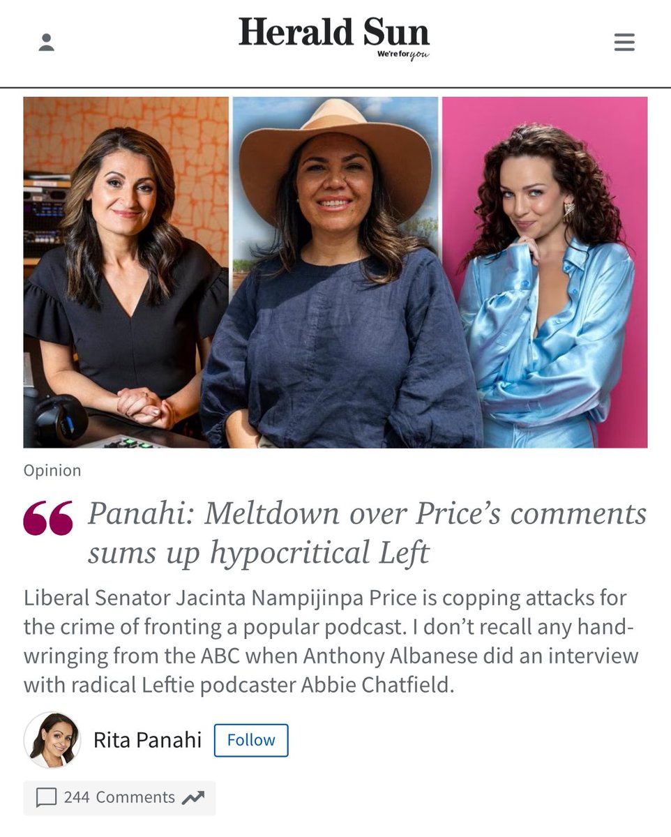 Rita Panahi tweet media