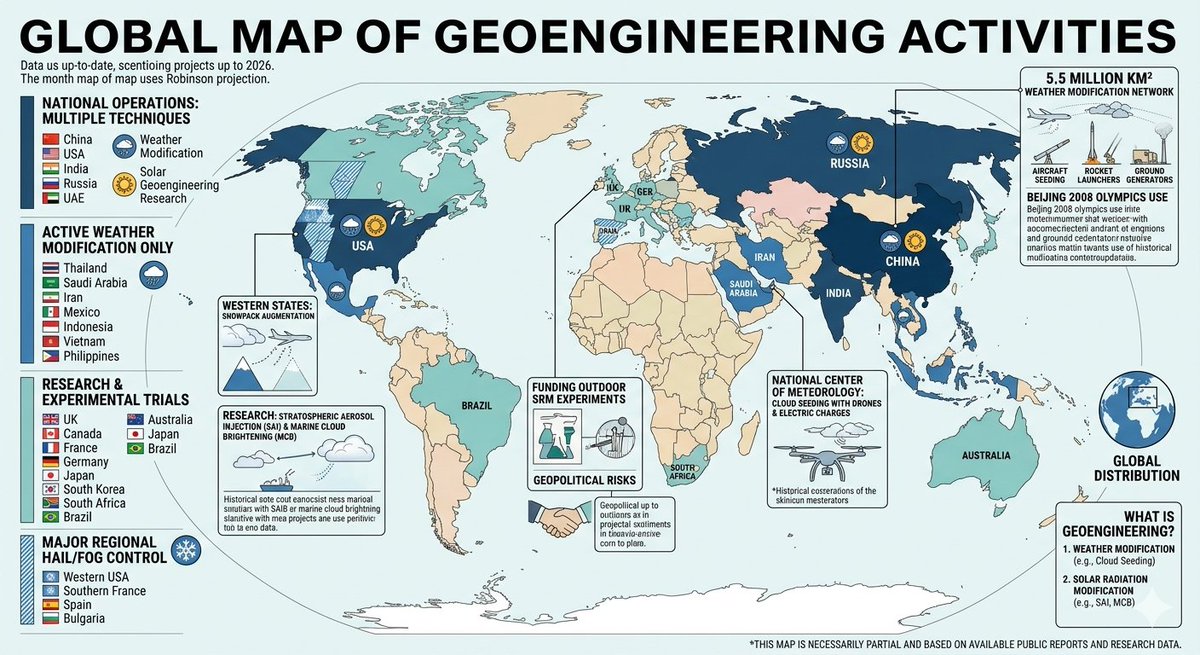 Connectioncapit's tweet photo. As the weather has been warming up, discussions around climate change have increased, but nobody is addressing the elephant in the room: over 50 countries are actively modifying the weather. Surely this is affecting the climate in some way? https://t.co/G0fC6Na9vO