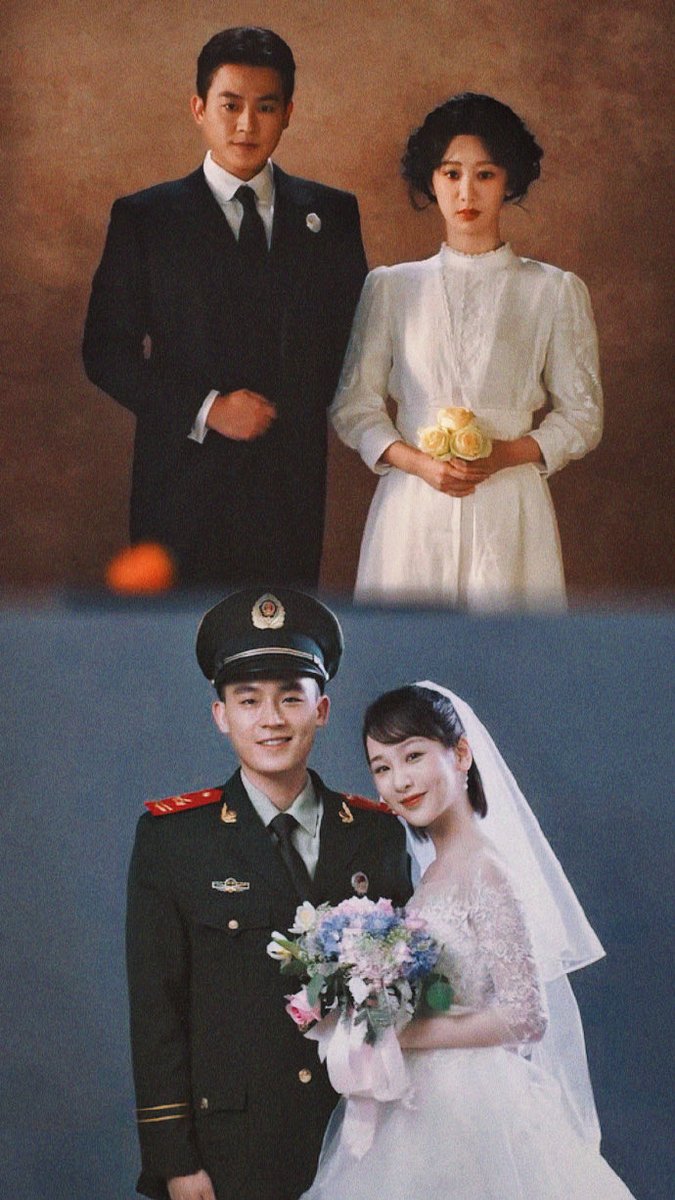 zimiyangzi's tweet photo. 📸 #YangZi and #OuHao’s wedding scenes in their works together 💍
#TheWayYouComeBack #玉兰花开君再来 (2026)
#TheBravest #烈火英雄 (2019) https://t.co/vW0lIYvqaz