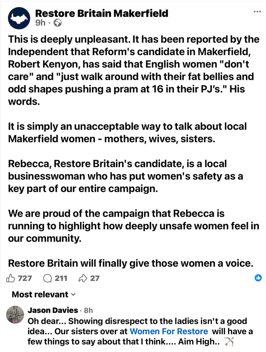 Women For Restore tweet media