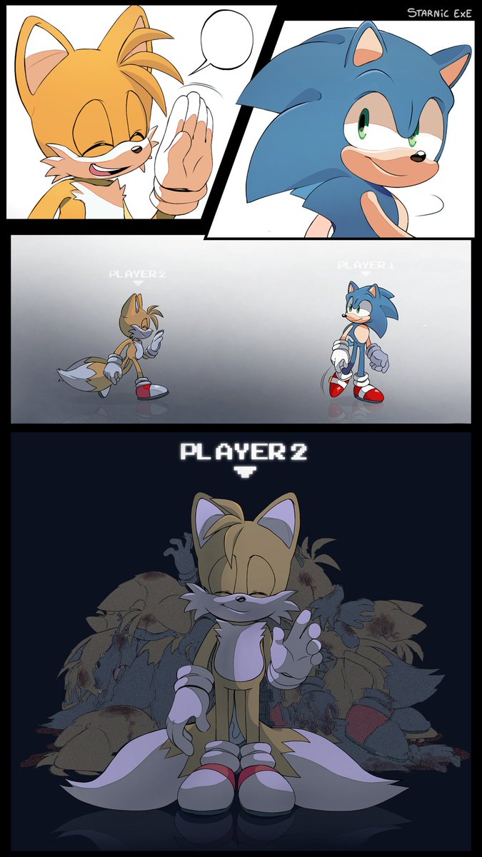 ExeStarnic's tweet photo. Sabes demasiado 💬

( Este comic guardó polvo mucho tiempo jajs )
#SonicTheHedgehog #TailsTheFox https://t.co/eFnmfQlgFo