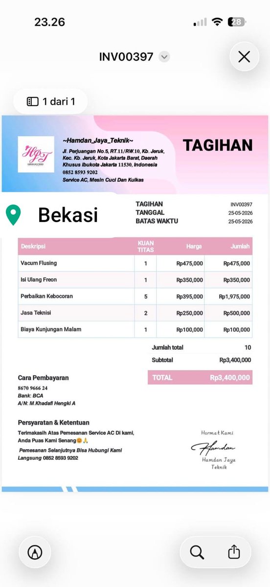 Service AC Jakarta Bekasi tweet media