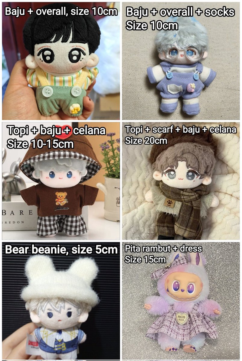 Crochetdump's tweet photo. Hi guyss yg mau beli baju &amp; aksesoris buat figure or boneka 5cm, 10cm, 15cm &amp; 20cmnya bisa liat syopiku yaa, ready kamar siap kirim tinggal co 🥰 baju mulai dari 32,5k udah dapet 1 set, aksesoris mulai dari 5k ajaa

Baju: https://t.co/5L62shIF4f
Aksesoris: https://t.co/auJ3OsgMBB https://t.co/RaAOifZuF1