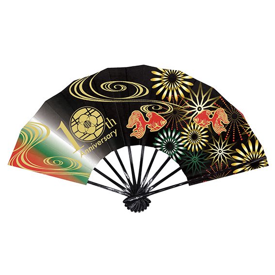 鈴華ゆう子　白竹堂　コラボ舞扇子　birthday LIVE 2025 扇子立付 鈴華ゆう子デザイン×白竹堂 扇子【大新年会2021】 | 和楽器バンド 日本舞踊