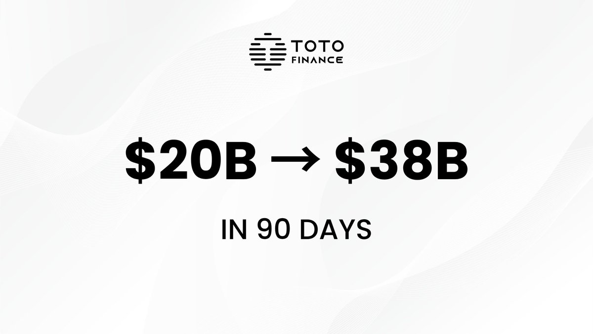 Toto Finance - Total Tokenization tweet media