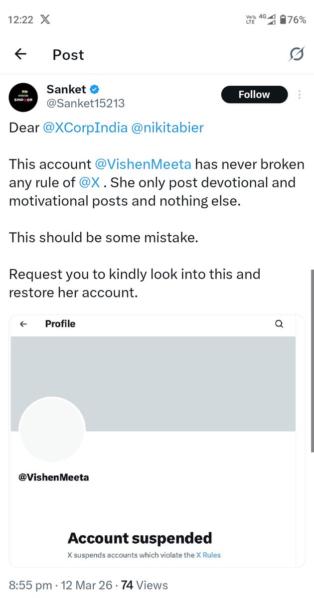 SnipersaffronIn's tweet photo. Few days back even you were complaining it on social media. Twitter care per mail krta, Jo account suspend hua hai usse Appeal daalta idhar kyu ro rha tha?
 Us ladke ka to future kharab ho raha tha to usne sab koshish ki, Tera konsa future kharab ho raha ek Twitter account se? https://t.co/SZxbamd1GI
