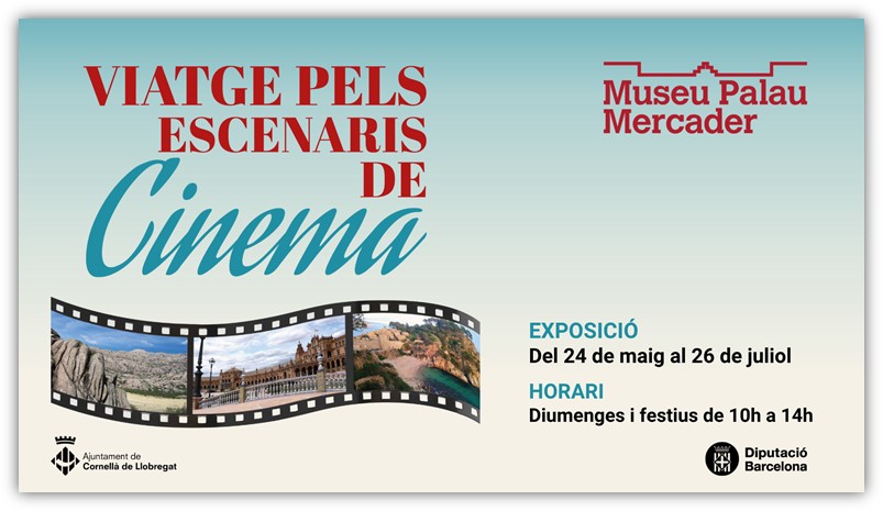 jaumepalau077's tweet photo. 📽️Exposición en el Museu Palau Mercader (Cornellà, Barcelona)
🎬Un viaje que te permitirá descubrir y reconocer paisajes y monumentos de nuestra geografía inmortalizados por el cine en los que han dejado huella inolvidables personajes con los que siempre hemos soñado y admirado! https://t.co/ZptapOAd2O