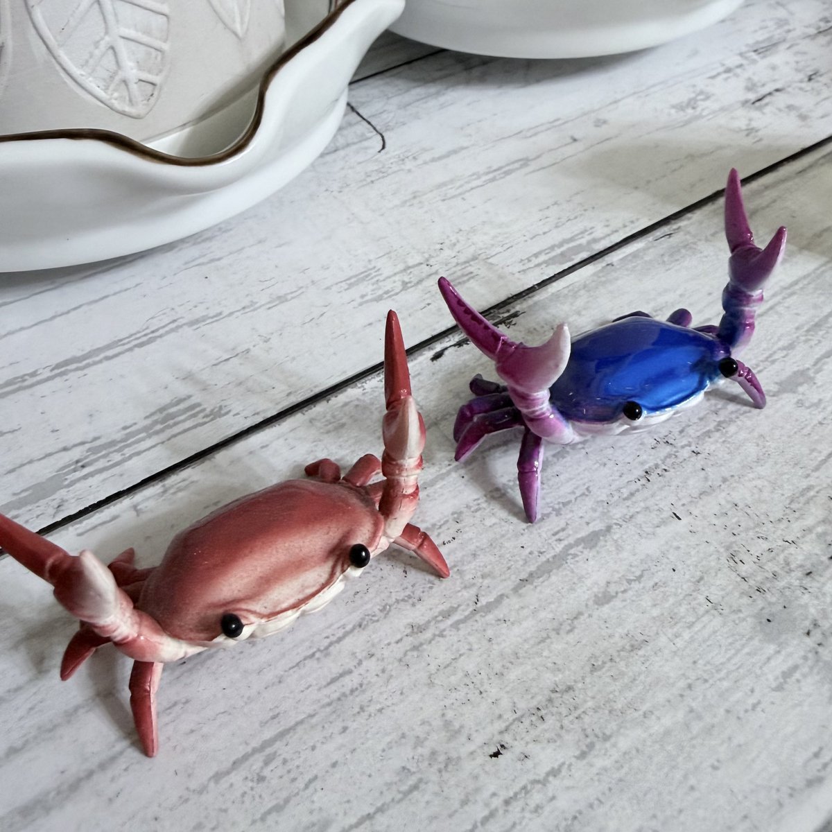 Negra_y_Blanca's tweet photo. デザフェス戦利品①
@ahnitol さんのカニちゃん
前回買ったのが赤だったので今回はこの色にしました
かわいー💙 https://t.co/opgbi10LXW