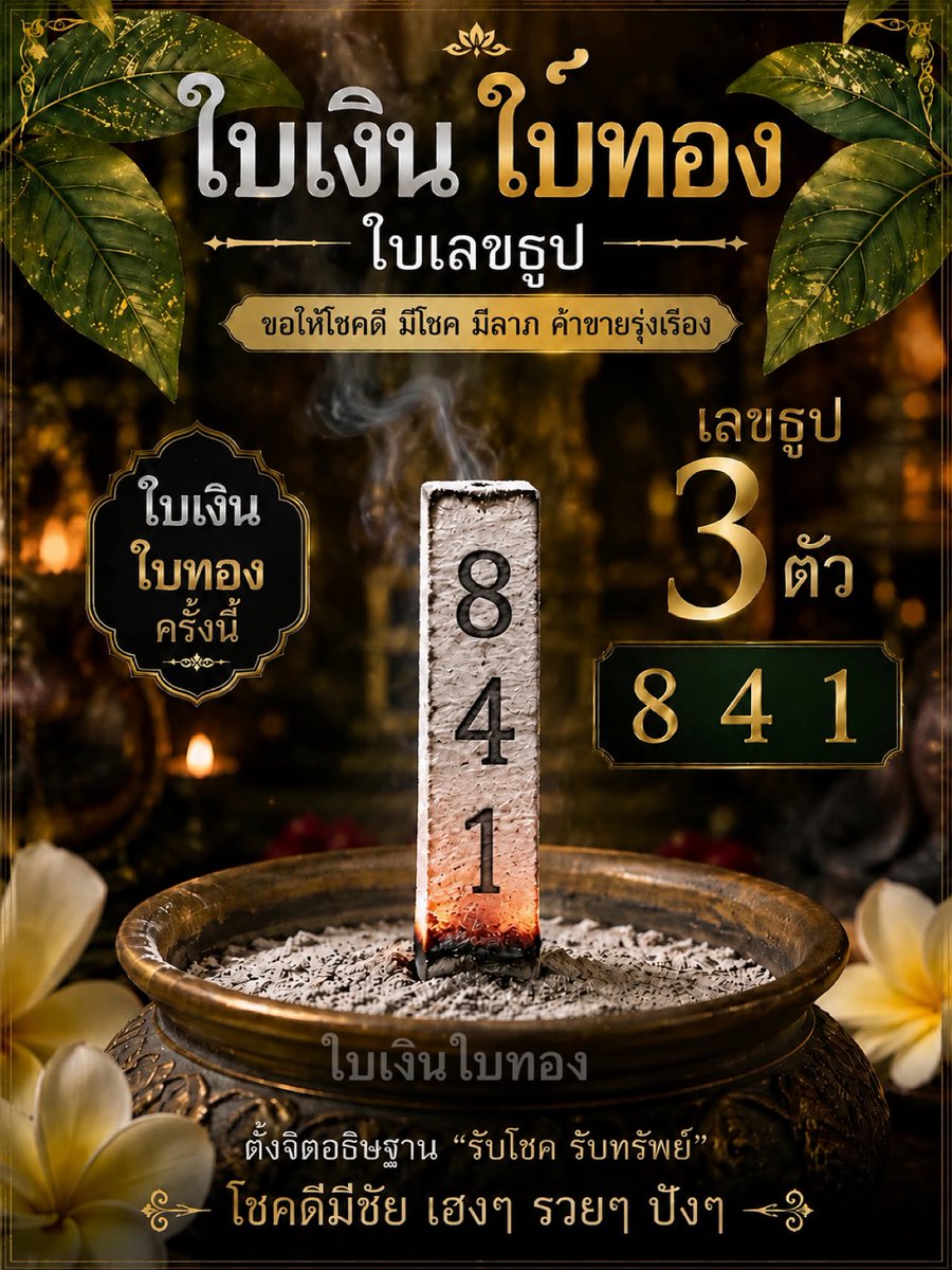 ใบเงินใบทอง🍀 tweet media