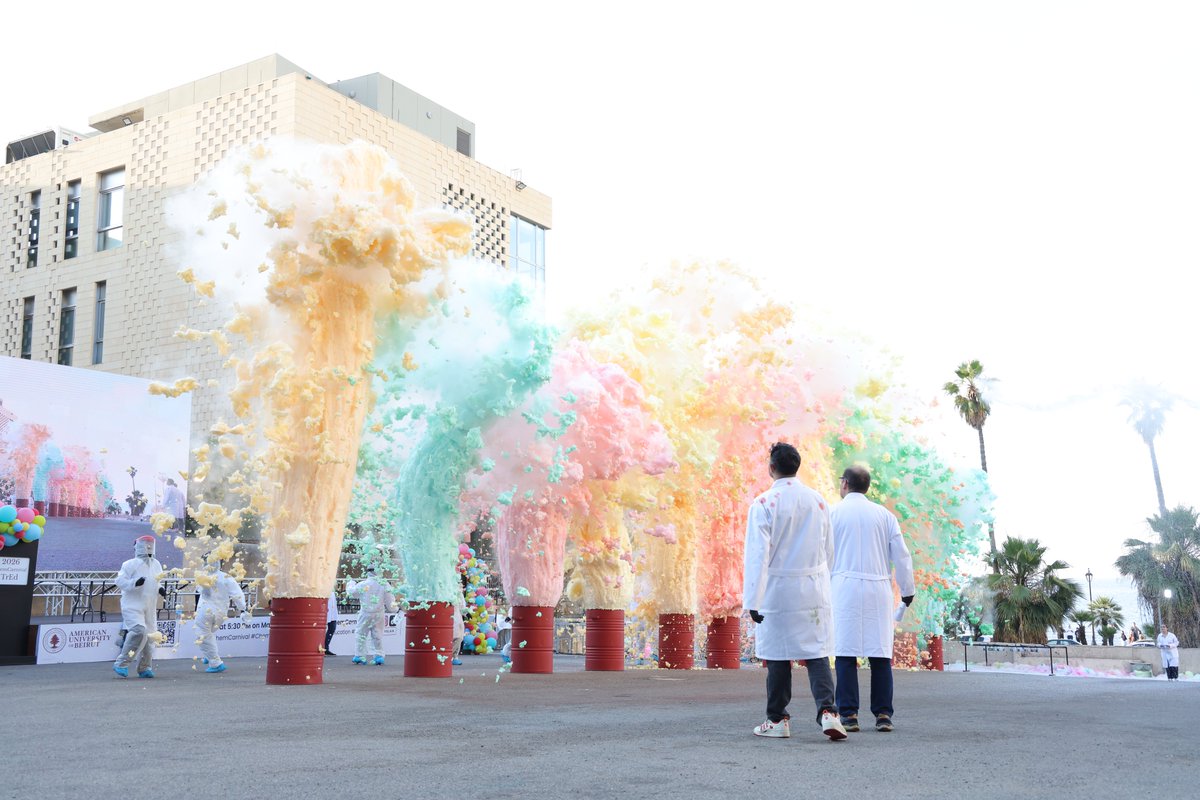 BilalRKaafarani's tweet photo. Our 2026 AUB #ChemCarnival was a smashing success. Selected photos are posted on: https://t.co/hwfgY3RIAx
#AUBChemCarnival
#TrEd
#TransformativeEducation
#ElevatingCommunity
#AUB160
#ACS150
@AUB_Lebanon @AmerChemSociety https://t.co/oXGNFOIl7I