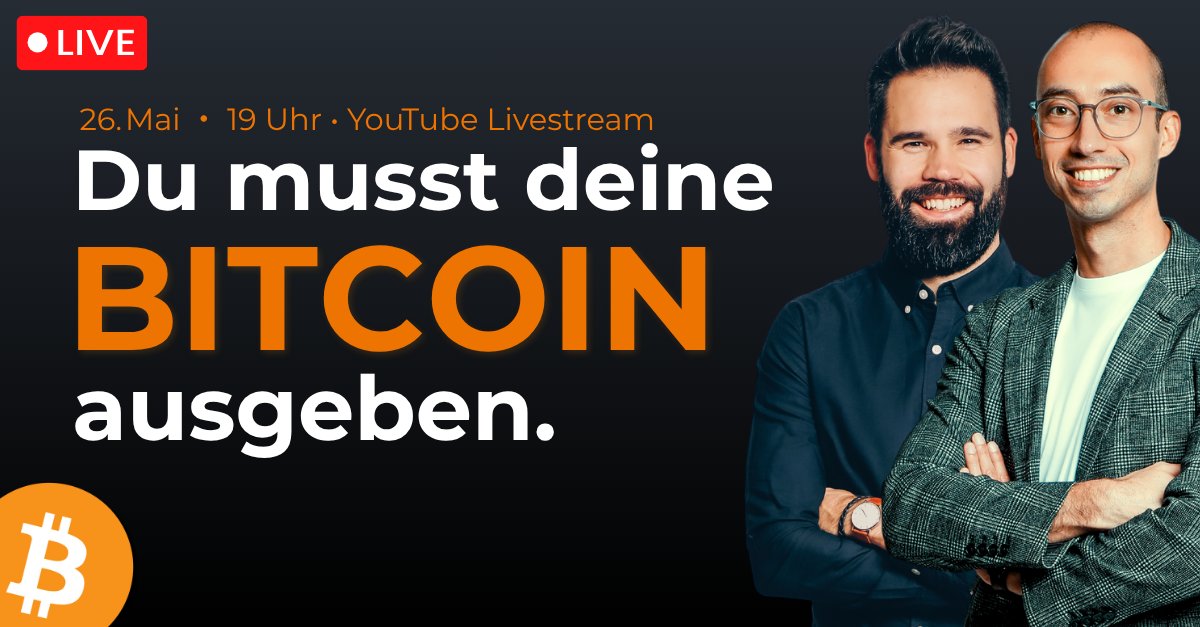 BTCVerstehenPod's tweet photo. 📺 Unser erster Live-Podcast auf YouTube!

Heute Abend, 19 Uhr.

Wir freuen uns auf euch 😉

👉🏼 Link im nächsten Beitrag. https://t.co/F9cFZXxBku