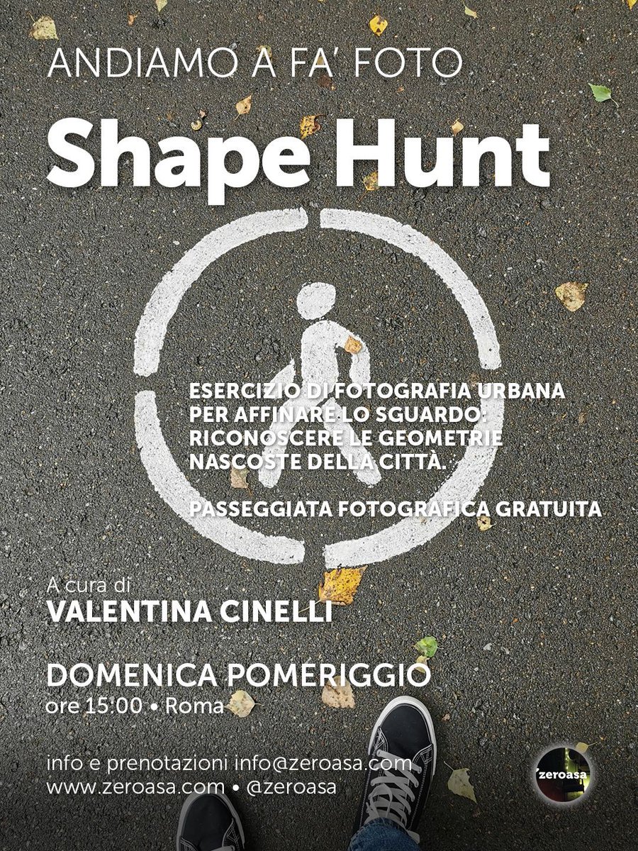 ZeroAsaPhoto's tweet photo. Domenica 31 maggio vi aspettiamo alla #ShapeHunt l'esercizio di fotografia urbana nel quale si seleziona un’unica figura geometrica (come il cerchio, il triangolo o il rettangolo) da ritrarre lungo l’intero tragitto https://t.co/K4hUfvuyom https://t.co/2UsCQ1qhFd
