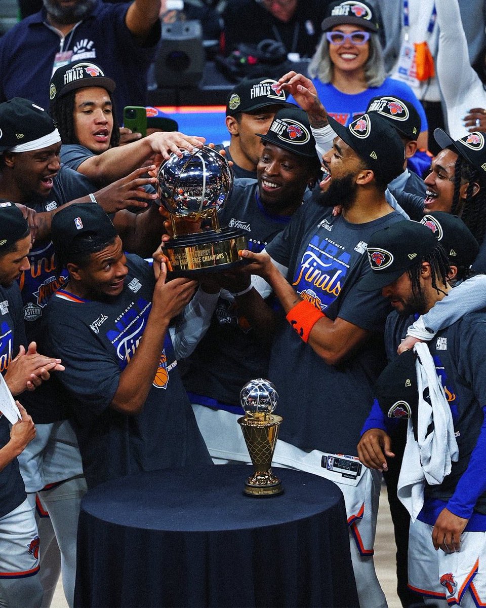 JulesPrevot3's tweet photo. Après leur sweep face aux Cavaliers, les Knicks vont retrouver les Finales NBA pour la première fois depuis 1999. #NBA https://t.co/b36ItaXDTV