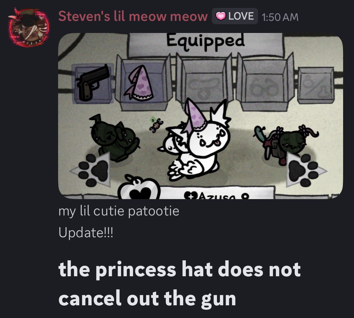 Steven’s lil meow meow tweet media