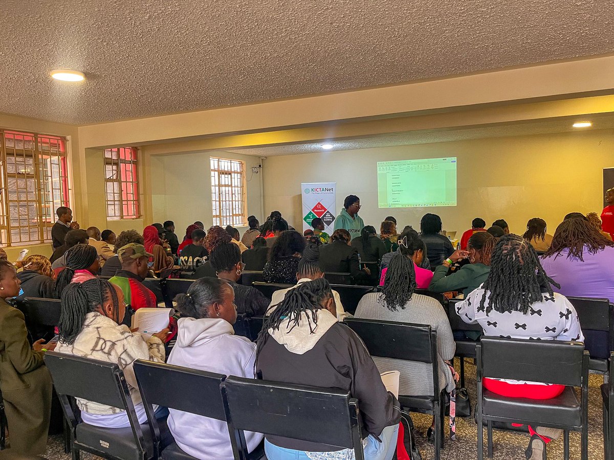 KICTANet's tweet photo. The Africa Tech Policy Summit continues. Today in Nairobi, @KICTANet has convened an intergenerational dialogue on one of the most important questions in Kenya's digital future: why are women still consumers of technology rather than power users of it? #AfTPS2026 #CARE #KeIGF2026 https://t.co/70kGC3tSZK