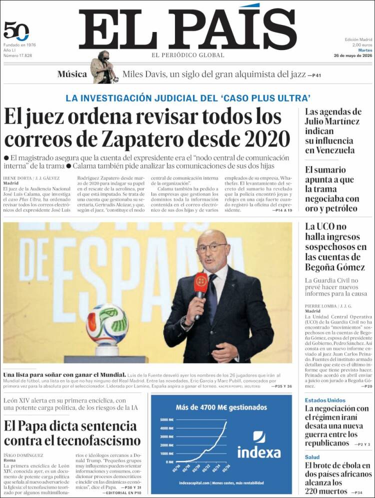 carmenbeat's tweet photo. 🇪🇸Lo que estamos viviendo ahora en España es un terremoto político: es la primera vez que se imputa a un expresidente por un delito.
Va una semana corrida donde las principales cabeceras de prensa del país dedican sus portadas al caso ZP https://t.co/kOn3QW8PcW