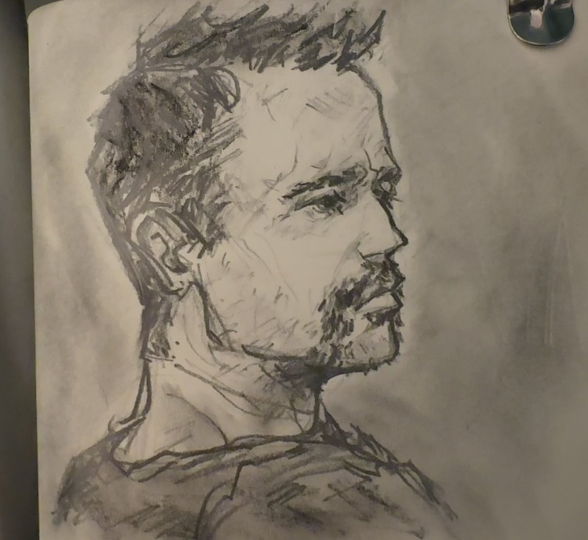 onthecrosslook's tweet photo. also fighting for my life trying to sketch traditionally as a digital artist. finally autisming out on main because I’ve lost the will to care #mythicquest #iangrimm https://t.co/LdP62pofPu