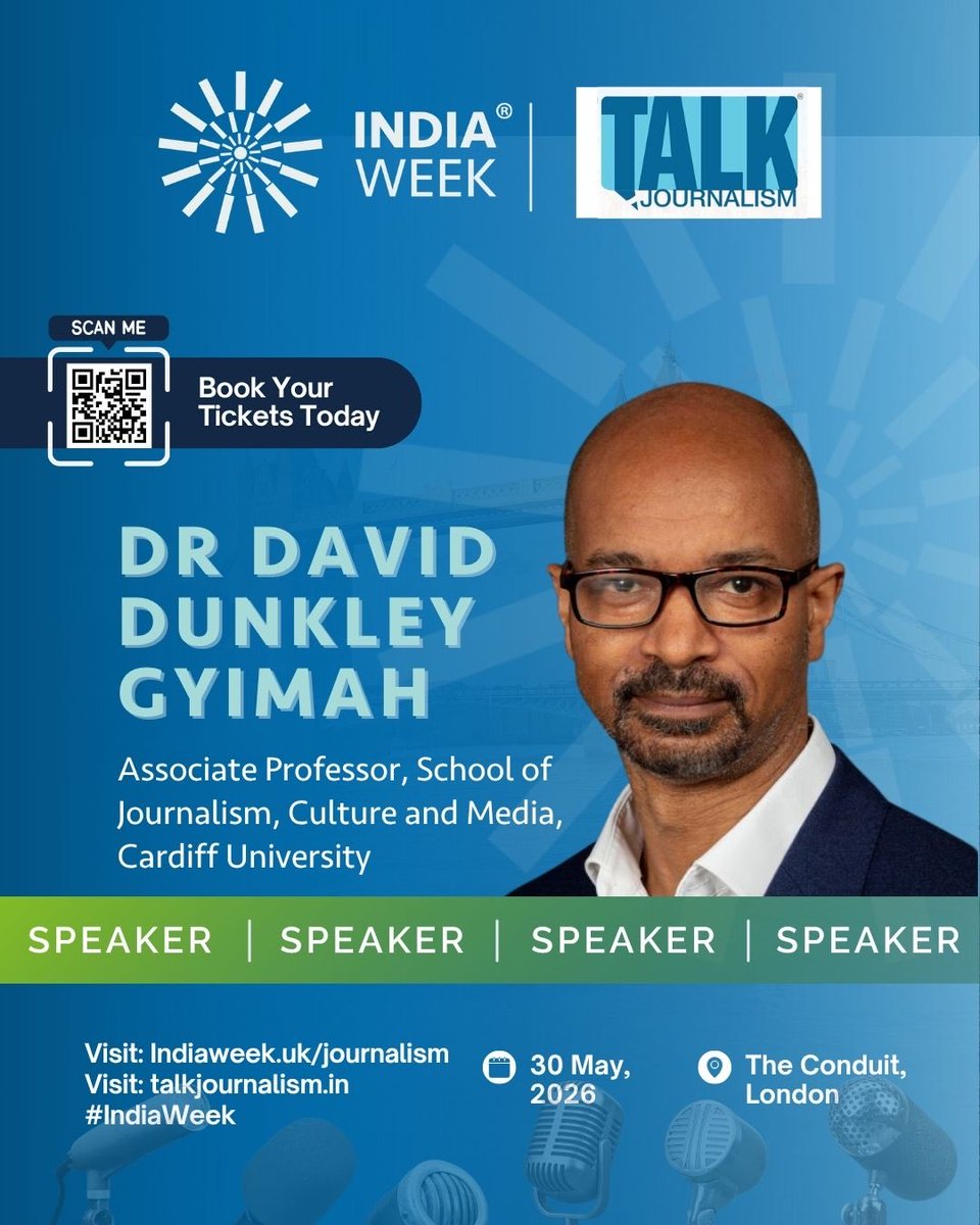journalism_talk's tweet photo. #TJ26 London Speaker Announcement

We are thrilled to welcome @viewmagazine to Talk Journalism London 2026.

David is an Associate Professor and former journalist with BBC Newsnight and Channel 4 News.

Register here: https://t.co/dvVWKeoer5

@epg_london https://t.co/mPdJTJ1S4J