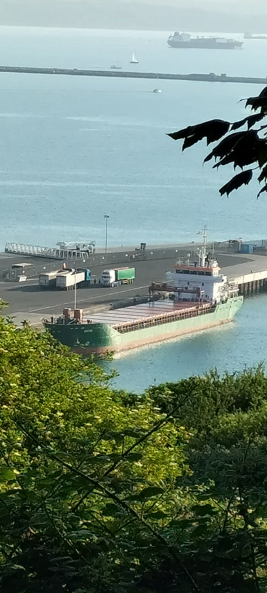 AytonJustyn's tweet photo. 🏭 No Incinerator 🏭 Boycott portland port 🇵🇹 Cuera 🇵🇹 in #portland on 26/5/26. A General Cargo vessel. #weymouth #dorset #photography #shiplnpics #shipspotting #GeneralCargo #ships #shipping #Cuera #Portugal #navinortesa https://t.co/U8TyVatzEC
