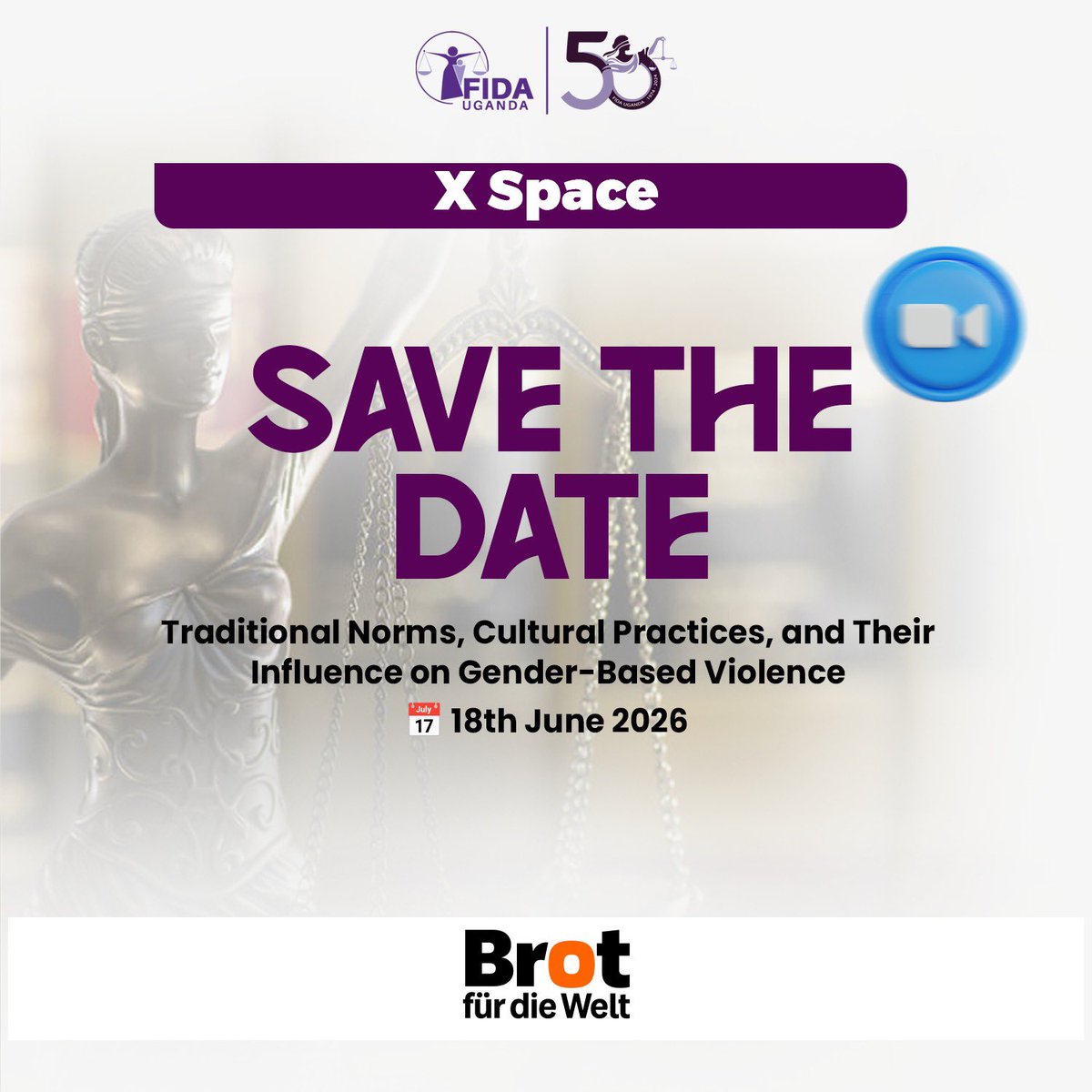 FIDA_Uganda's tweet photo. 𝗪𝗵𝗮𝘁 𝗵𝗮𝗽𝗽𝗲𝗻𝘀 𝘄𝗵𝗲𝗻 𝗵𝗮𝗿𝗺𝗳𝘂𝗹 𝗰𝘂𝗹𝘁𝘂𝗿𝗮𝗹 𝗻𝗼𝗿𝗺𝘀 𝗮𝗿𝗲 𝗺𝗶𝘀𝘁𝗮𝗸𝗲𝗻 𝗳𝗼𝗿 𝘁𝗿𝗮𝗱𝗶𝘁𝗶𝗼𝗻 𝗮𝗻𝗱 𝘄𝗵𝗼 𝗴𝗲𝘁𝘀 𝗵𝘂𝗿𝘁 𝗺𝗼𝘀𝘁 𝗶𝗻 𝘁𝗵𝗲 𝗽𝗿𝗼𝗰𝗲𝘀𝘀?

This upcoming webinar will unpack how certain beliefs and practices continue to shape Gender-Based Violence in our communities, while also exploring how cultural leaders, traditional healers, CLVs, and local actors can become part of the solution. 💬 Supported by @bread4theworld. 
#B4TWProject #GenderJustice