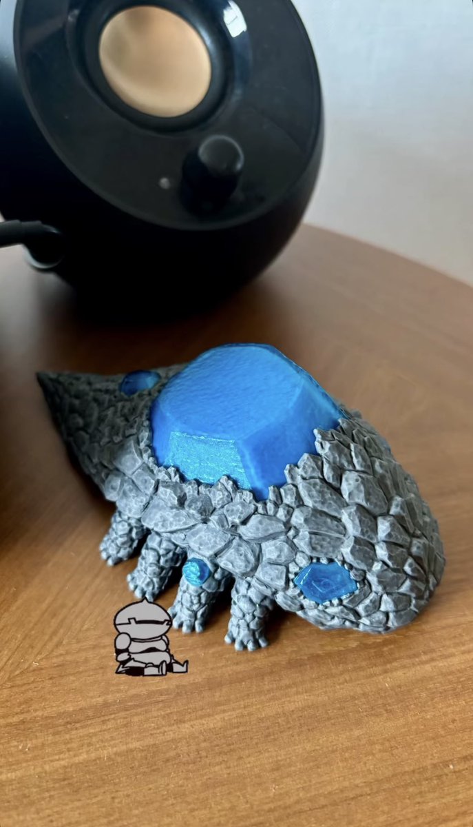 KEMUI_MC's tweet photo. geccoさんの結晶トカゲめっちゃ可愛いな
#darksouls 
#ダクソ https://t.co/8C7v799Jje