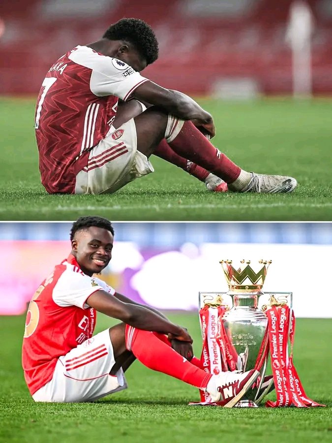 SHATTApunter's tweet photo. Kumbuka kile kipindi kigumu cha mwaka 2020 Bukayo Saka alipowaambia mashabiki wa Arsenal 'Mnastahili makubwa zaidi'? Sasa hivi ametimiza ahadi yake na kuleta kombe! Kile alichokiahidi ndicho alichokifanya. 🏆❤️🤍"

Like nyingi kwa arsenal ❤️ https://t.co/e6HPWYw2Rb