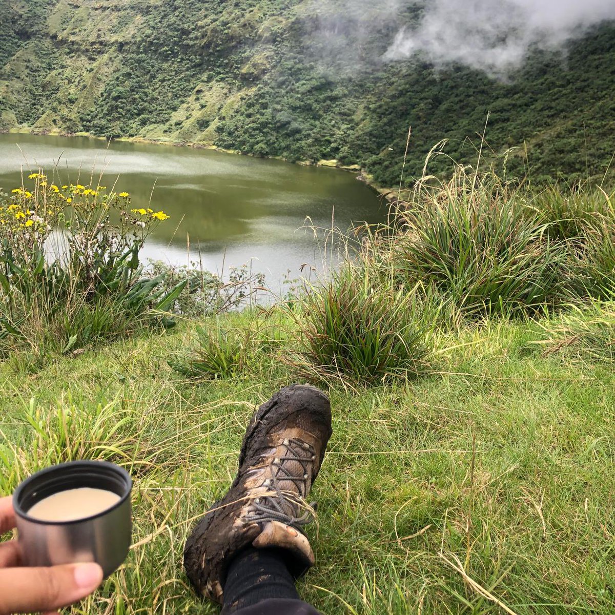 MDeFreese's tweet photo. Made it to #MountBisoke! 🙌🏾 I even brought my @QuestionCafeRW (in a thermos) all the way up to enjoy by crater lake. 🫶🏽

✅ Kilometers: 15.9
✅ Floors climbed: 137
✅ Elevation: 3,711 meters
✅ Hours: Don’t ask. 🙈

Summits reached? 1/5 (4 more to go)!

#VisitRwanda #HikingAfrica https://t.co/80QPy5hQER