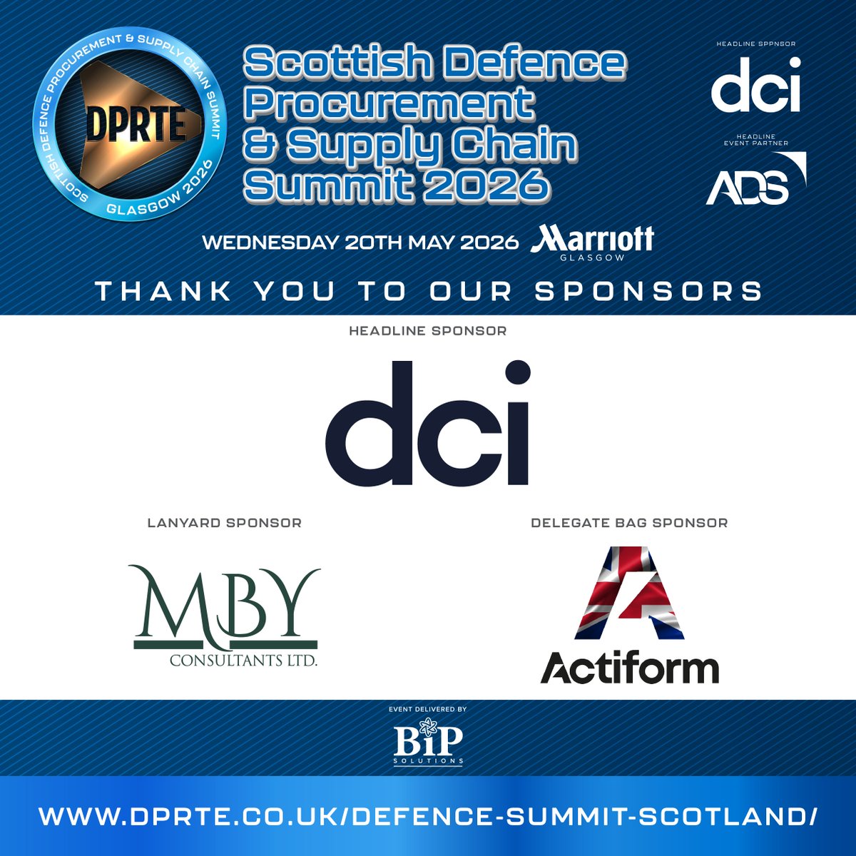 DPRTE's tweet photo. Huge thanks to our #SDS26 Headline Sponsor @DCI_Tweets - helping UK suppliers win public sector and defence contracts, and making the summit possible. https://t.co/vgEMohn3dP