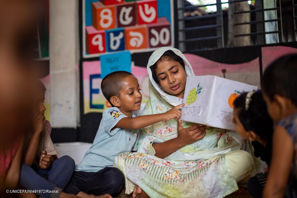 UNICEFBD's tweet photo. Education isn't just about memorizing facts—it's about unlocking creativity and critical thinking skills.
Bridging this gap is crucial to equip our children for the the modern world. Let's champion an education that sparks innovation and prepares future leaders! 🚀
#LetMeLearn https://t.co/HILNSee1g5