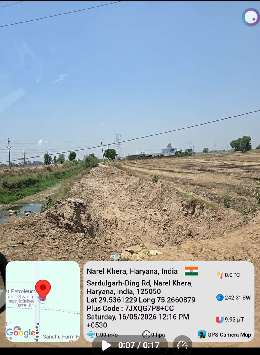 dhillon855's tweet photo. @cmohry @PMOIndia mere gao me rangoi nale par pull ka kam chal rha hai jis kam ke liye thekedar ne rangoi nale ke band ki mitti ko personal kam ke liye istmal kiya hai jiski karan rangoi nala ki band ko kacha kr diya gyea hai aagr barsat aati hai too band tutne ka khatra hai https://t.co/gwBMJlPCZe