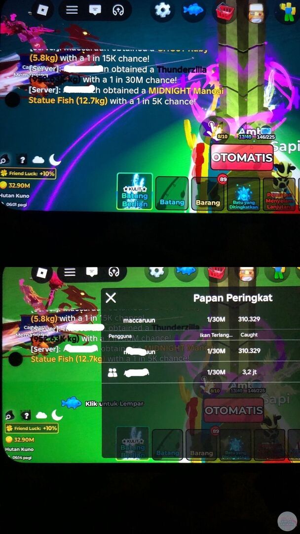 FISH IT FESS ‼️ WTT CANTUMIN UNAME tweet media