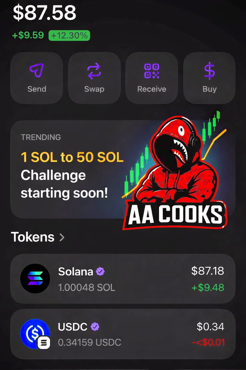 AA_Crypto1's tweet photo. Starting calls from 11th June 2026

Be ready with your sol

Maybe will do this 1sol-50sol challenge

Lets bring back those Good meme days Like 2024-2025 https://t.co/IJRHg4NfMu