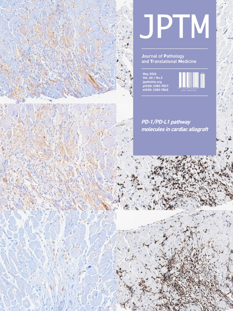 jpatholtm's tweet photo. 📣Just published the 2026 May issue! J Pathol Transl Med Vol. 60, No. 3 Contents available at 📷https://t.co/E3Ik7QDbsJ……………… https://t.co/f4gU9EMPpp