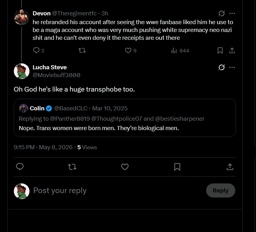 Lucha Steve tweet media
