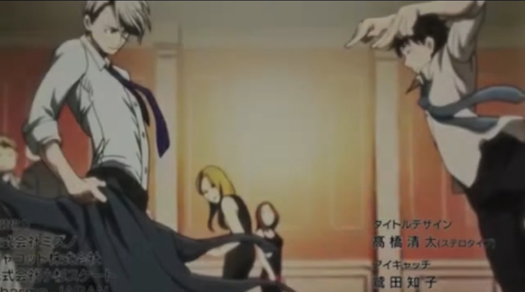 loanehakumar's tweet photo. What I would give to see the full animation of Victor and Yuuri at the banquet, like, what was this bull dance
Even Victor shed his clothes
I wanna see it animated https://t.co/oN8raUCPWq
