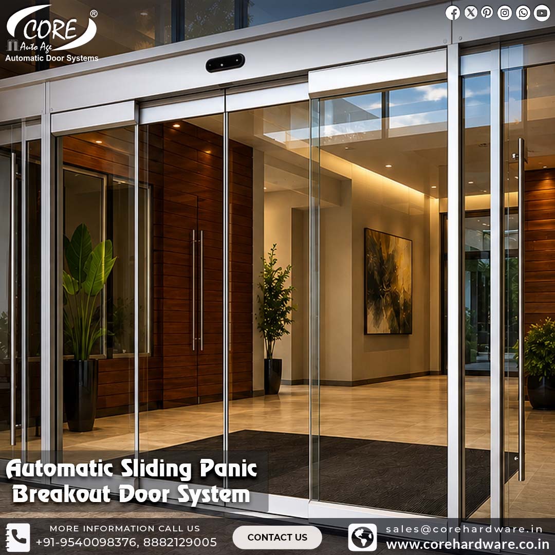 coreautoage's tweet photo. Smart access with advanced safety 🚪⚙️✨
 Automatic Sliding Panic Breakout Door System by CORE – smooth automatic operation, emergency breakout safety, and perfect for high-traffic commercial spaces.

📞 Call: +91-9540098376, 8882129005
🌐 Visit: https://t.co/CcfledWf3P💬 🚪⚙️✨ https://t.co/V3pmbN0ihp