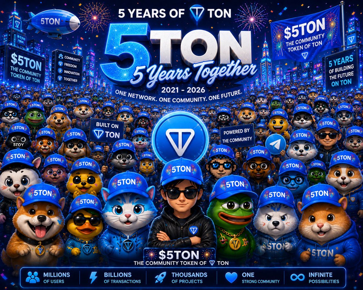 s1t_ton's tweet photo. @Taofiq @ton_blockchain @telegram @durov Happy Birthday TON 🎉
Big future ahead, and $5TON riding with the wave 🚀
#ton #5ton
EQARoWVuGQNlbGJ1pWNeRpAAzI25Av_6Nf3kw6akELPPxbrX https://t.co/gQJesBIUGA