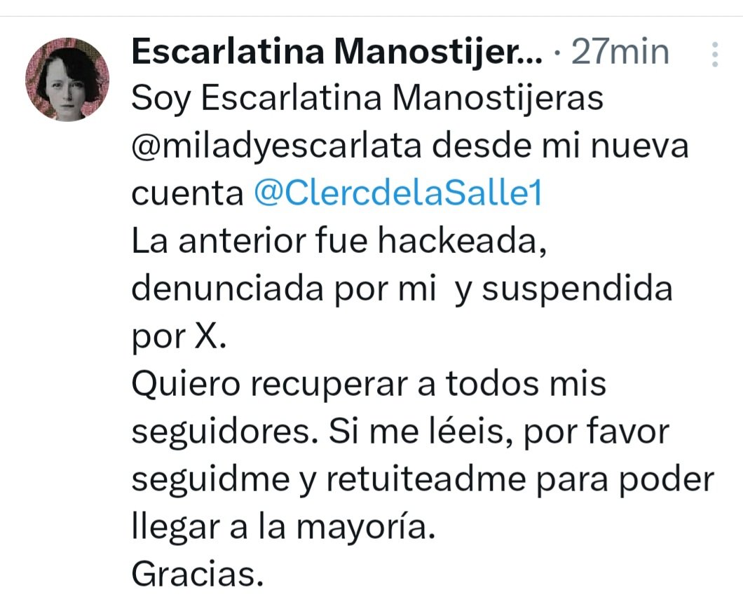 Escarlatina Manostijeras 2 tweet media