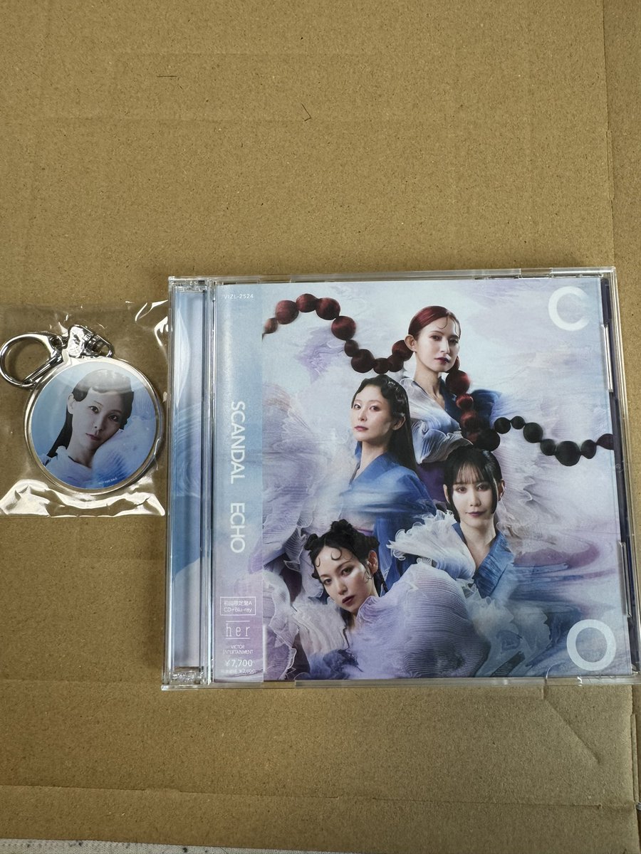 mission0629's tweet photo. CD届いた！
キーホルダーRINA
仕事でキャンセルしちゃったライブのBluRayも楽しみ https://t.co/s6Wk1xVtcf