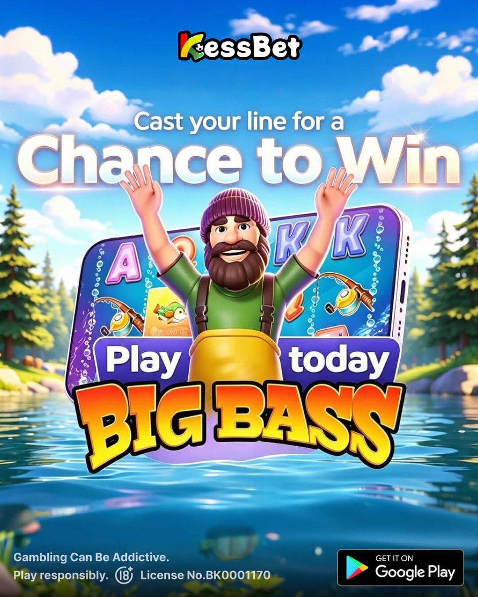 kessbet's tweet photo. It's about time you cast your line and catch those winnings! 🥳🥳

Play our exclusive crash game at kessbet https://t.co/hutXdjL5Ce

#kessbet #bigbass https://t.co/Wkw3ij1aNF