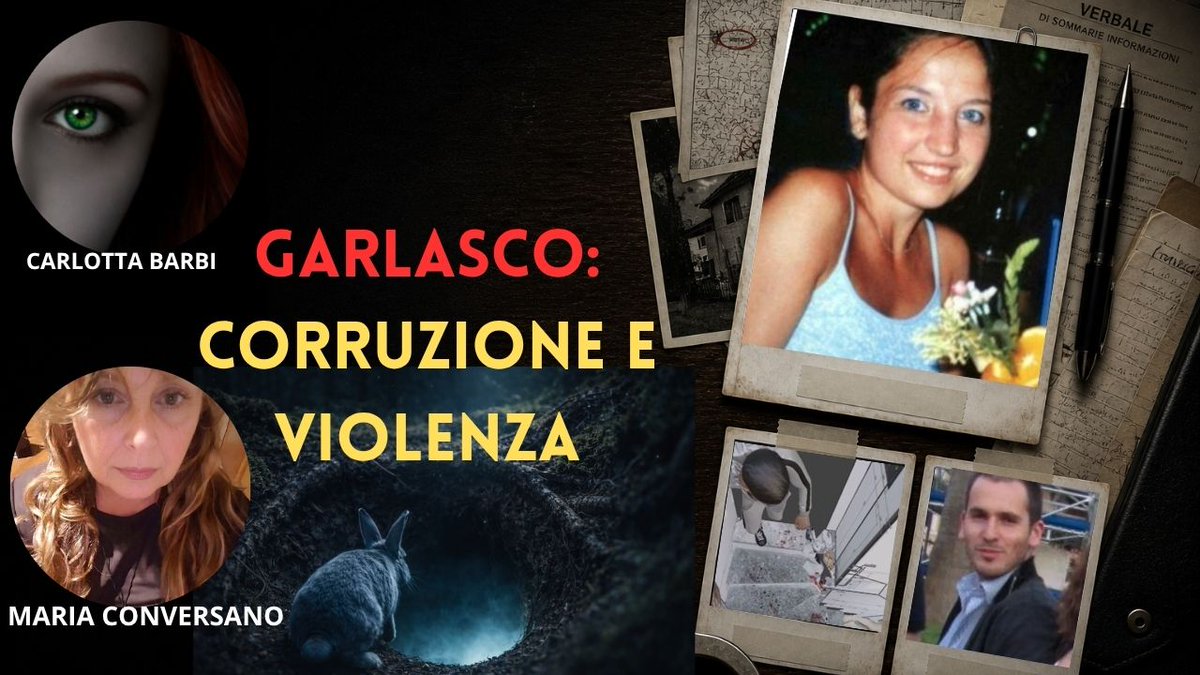 aliceinundergr's tweet photo. Questa sera alle 21, con @MariaConversano e @CarlottaBarbi 
https://t.co/3LHDWtw49E
#garlasco #garlascolosco https://t.co/eDiWReP3i4