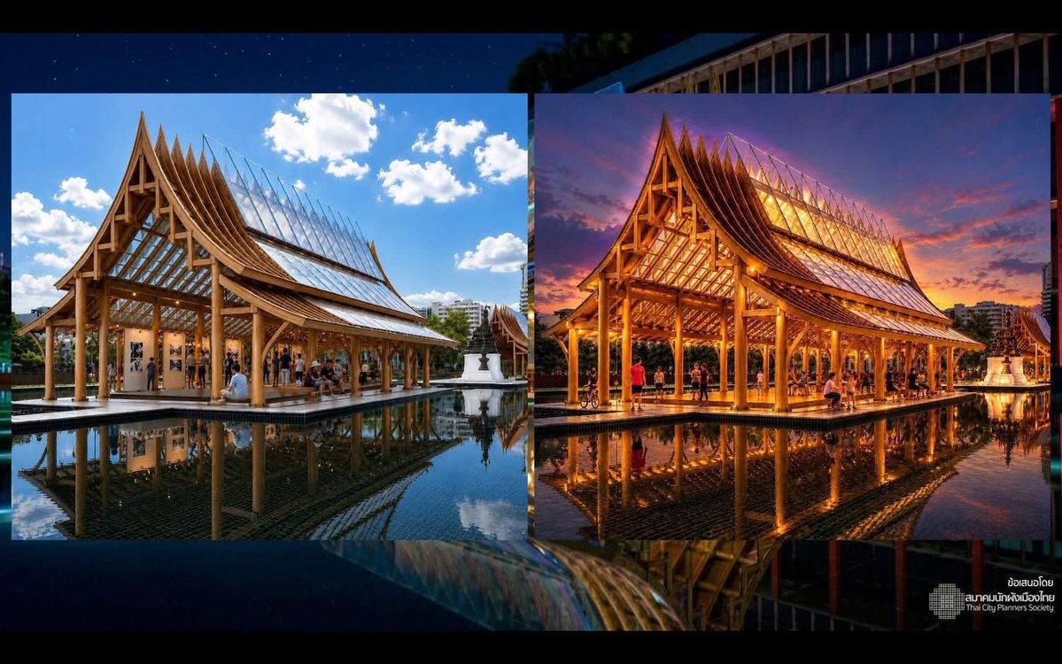 eric_sayompoo's tweet photo. สมาคมนักผังเมืองไทย เสนอแนะ “แนวทางการเสริมสร้างรัฐสภาให้เป็นแลนด์มาร์กในระดับมหานคร ที่เข้าถึงได้สำหรับทุกคน” ควรจะเป็นข้อต่อการเชื่อมของระบบรถไฟฟ้าขนส่งมวลชนทั้งสายสีน้ำเงินและสีม่วง รวมถึงการเชื่อมโยงของทั้งสองฝั่งแม่น้ำเจ้าพระยา นอกจากนี้ยังเสนอแนะแนวทางการเปิดบริเวณโดยรอบอาคารรัฐสภา ให้มีใช้ประโยชน์สำหรับคนทั่วไป ทั้งกิจกรรมทางด้านนันทนาการ และการท่องเที่ยว รวมถึงการปรับปรุงอาคารรัฐสภาให้ยังคงเคารพการออกแบบดั้งเดิมไว้