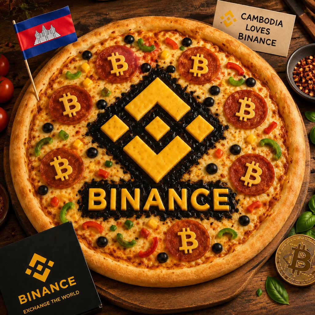 DavidGhazel's tweet photo. 🍕🇰🇭 Cambodia joins #BinancePizza!

Designed my Binance Pizza inspired by the crypto community in Cambodia.
Proud to represent Cambodia and celebrate Bitcoin Pizza Day with @BinanceAngels !

#BinancePizza #Cambodia https://t.co/WEJfc9s7r2