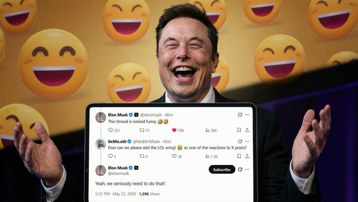 Jim_the_Legend's tweet photo. Day 4 of asking @elonmusk when to get the $LOL emoji? https://t.co/tswhX4YYS3