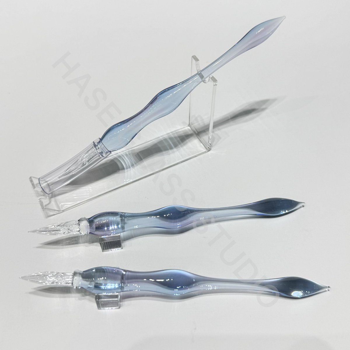 HASE硝子工房　灯り 神戸ペンショー 2024 限定品 ガラスペン ガラスペン -灯り-AK003 | HASE硝子工房