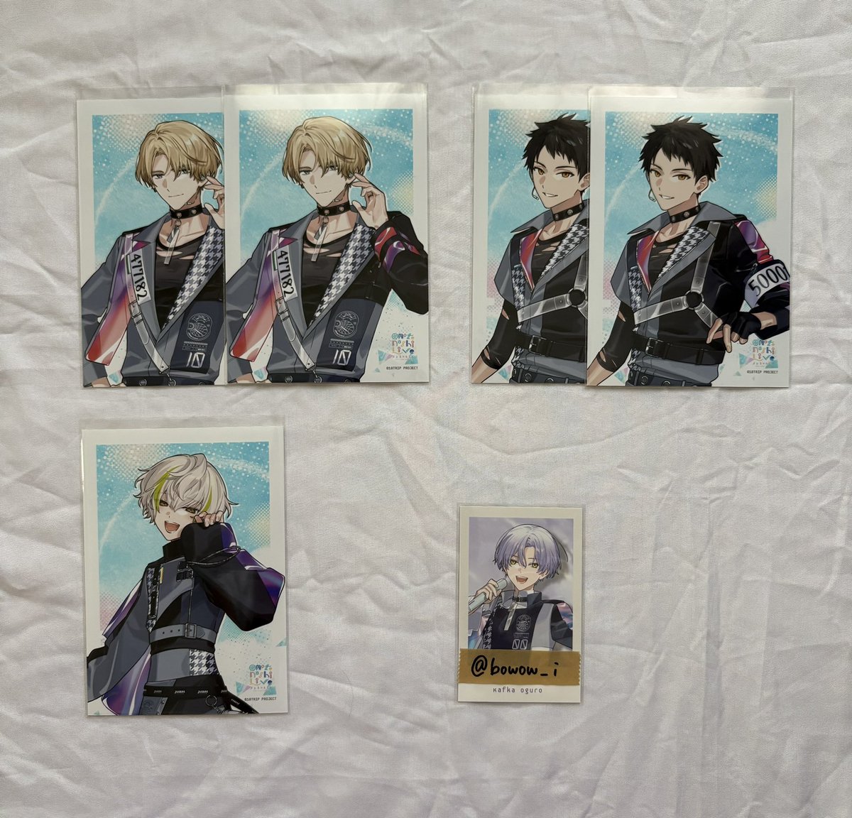 bowow_i's tweet photo. 〖 交換 〗18TRIP エイトリ おもてなしライブ おもライ リングライト リンライ アクリルヘアゴム ブロマイド

譲⌇練牙 雪風 季肋 潮 來人 太緒 糖衣

求⌇リングライト→可不可、七基
アクリルヘアゴム→可不可
ブロマイド→可不可3、七基2

⟡郵送のみ

検索からでもお気軽にお声掛けください！ https://t.co/dKIXfiYLlk
