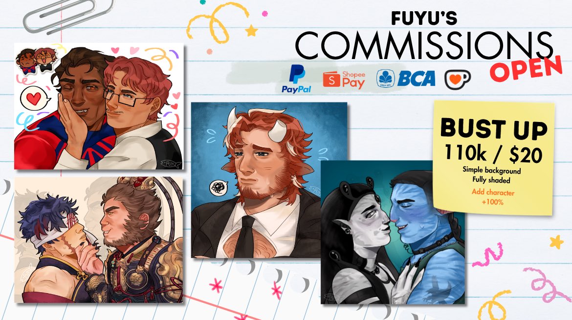 FuyuFuyustar's tweet photo. [💙 + 🔁 appreciated]
 
hellow! my commissions are open again currently with no limited slots

TOS will be attached below this post!! DM me if interested ^^

#opencommission https://t.co/jBX3CcE7kp