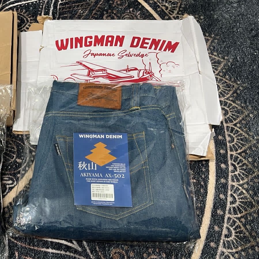 gurilang's tweet photo. @meme_posser wingman denim akiyama
12oz regulat fit
size 36 sanforized comfort selvedge
kelengkapan kumplit
lp 94 p 103
500rb aja lokasi bandung

#jajanandenim https://t.co/R90OQtoFPK